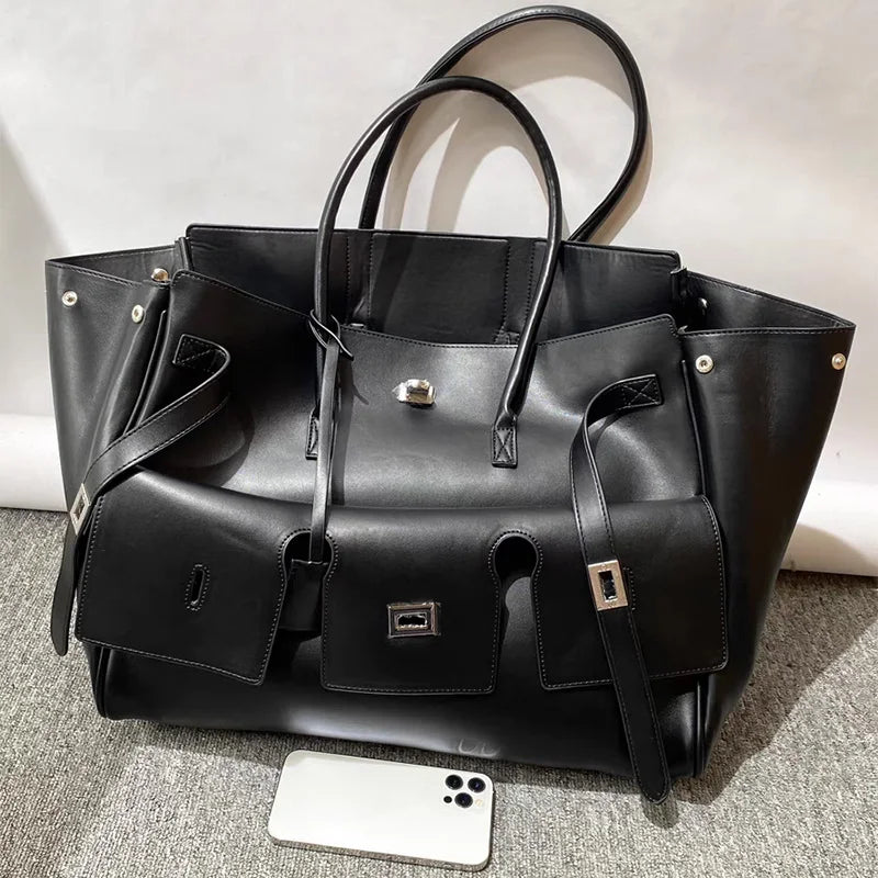 Luxury Black Brand Handbag